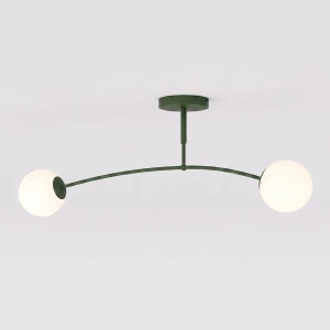 Lampa sufitowa Emibig Pregos 2 oliwkowa 2×E14