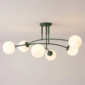 Lampa sufitowa Emibig Pregos 6 oliwkowa 6×E14