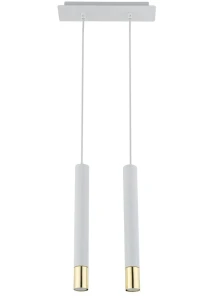 Lampa wisząca Sopel Grand 2 biało-złota 2xGU10 33387 - Sigma