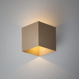 Kinkiet zewnętrzny LED Cube beżowy 650lm IP54 18328 - TK Lighting