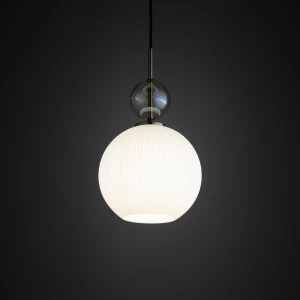 Lampa wisząca Sophia Big biała koniak 1xE27 155 cm 10931 - TK Lighting