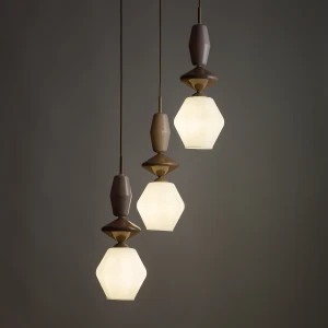 Lampa wisząca Zen Sabia Fuso biała 3xE14 koło 11862 - TK Lighting
