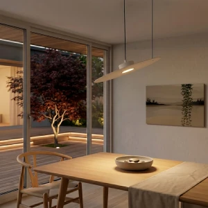 Lampa wisząca Piatto taupe 45 cm 1xGX53 MLP2914 - Milagro