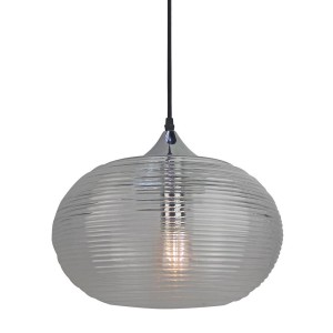 Oprawa Wisząca V-TAC Seria Diamond Cut Szkło Dymione fi330mm VT-7350  5 Lat Gwarancji