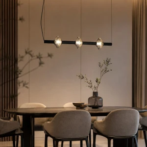 Lampa wisząca LED Padre czarna dymione szkło 18W ML2798 - Milagro