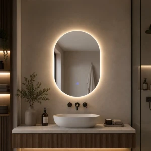 Lustro łazienkowe LED Belissa 50x70 cm 16W IP44 ML2826 - Milagro