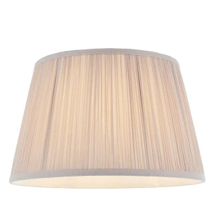 Abażur Freya 30,5 cm plisowany jedwab ciemnoróżowy 79632 - Endon