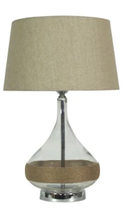 Lampa stołowa Eco czarny abażur stożek 1xE27 41-21502 - Candellux