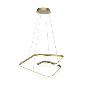 Lampa wisząca LED Fuerte złota 32W CCT kryształki 31-54104 - Candellux