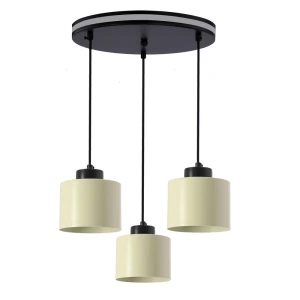 Lampa wisząca Olivca czarno-oliwkowa 3xE27 33-47908 - Candellux