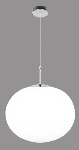 Lampa wisząca Poly biała szklana kula 1xE27 31-27668 - Candellux