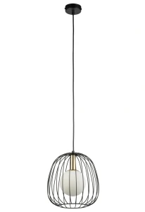 Lampa wisząca Bell 1 S czarno-złoty 1xG9 – Sigma