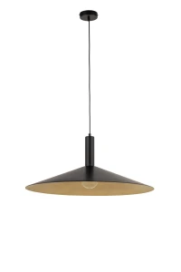 Lampa wisząca Capri M czarno-złoty 1xE27 – Sigma