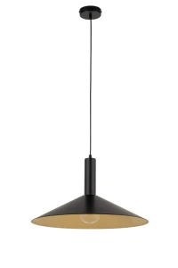 Lampa wisząca Capri S czarno-złoty 1xE27 – Sigma