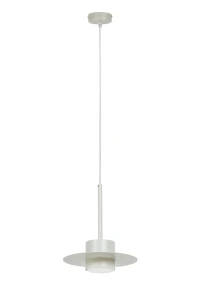 Lampa wisząca Charlie S szary beż 1xGX53 – Sigma