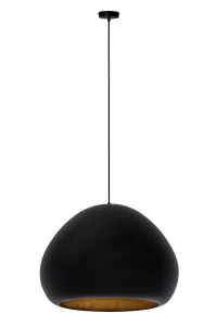 Lampa wisząca Lava czarno-złoty 1xE27 – Sigma