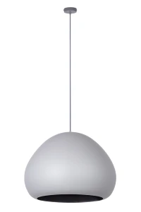 Lampa wisząca Lava szaro-czarny 1xE27 – Sigma