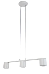 Lampa wisząca Mila 3 szary beż 3xGX53 – Sigma