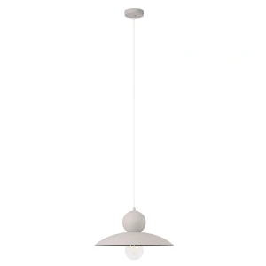 Lampa wisząca Mosaic E 1 szary beż 1xE27 – Sigma