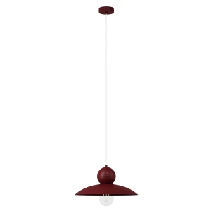 Lampa wisząca Mosaic E 1 bordowy 1xE27 – Sigma