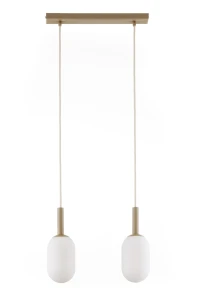 Lampa wisząca Pluum 2 ciepły beż 2xE14 – Sigma