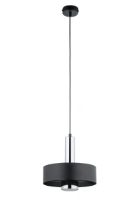Lampa wisząca Rif Lux 1 M czarno-srebrny 1xGX53 – Sigma