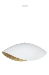 Lampa wisząca Sona biało-złoty 1xE27 – Sigma