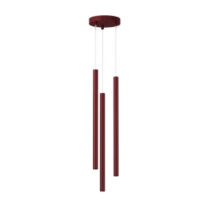 Lampa wisząca Sopel 3 koło bordowy 3xG9 – Sigma