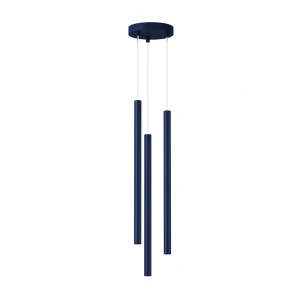 Lampa wisząca Sopel 3 koło granatowy 3xG9 – Sigma