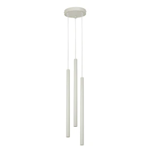 Lampa wisząca Sopel 3 koło szary beż 3xG9 – Sigma