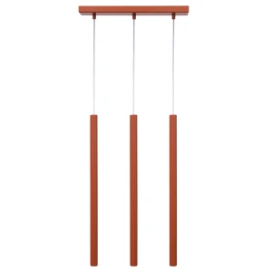 Lampa wisząca Sopel 3 prosty ceglany 3xG9 – Sigma