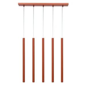 Lampa wisząca Sopel 5 ceglany 5xG9 – Sigma