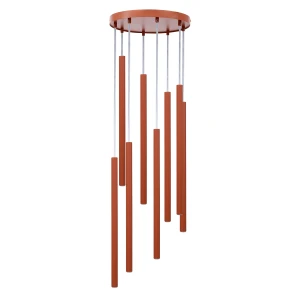 Lampa wisząca Sopel 8 koło ceglany 8xG9 – Sigma