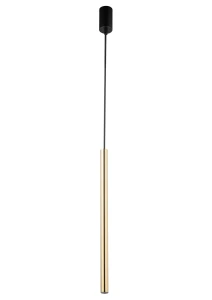 Lampa wisząca Sopel Lux 1 czarno-złoty 1xG9 – Sigma