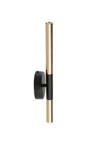 Kinkiet Sopel Lux 2 czarno-złoty 2xG9 – Sigma
