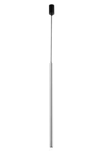 Lampa wisząca Sopel Lux 1 długi czarno-srebrny 1xG9 – Sigma