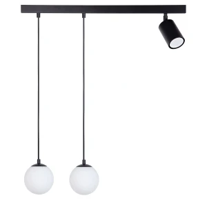 Lampa wisząca Tavira 2+1 czarny 2xG9 + 1xGU10 – Sigma