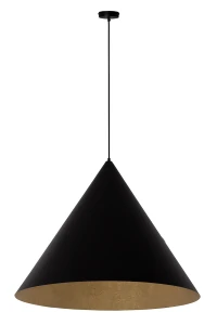 Lampa wisząca Vesuvio L czarno-złoty 3xE27 – Sigma