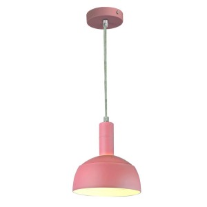 Oprawa Wisząca V-TAC E27 Aluminium Klosz Różowy VT-7100  5 Lat Gwarancji