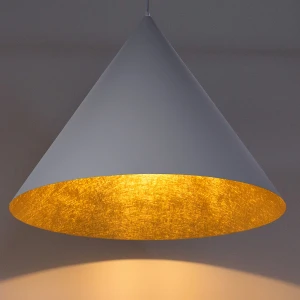 Lampa wisząca Vesuvio L szaro-złoty 3xE27 – Sigma