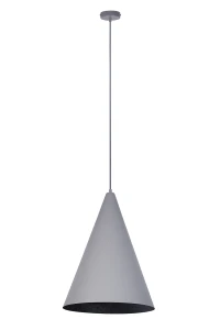 Lampa wisząca Vesuvio S szaro-czarny 1xE27 – Sigma