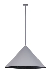 Lampa wisząca Vesuvio M szaro-czarny 3xE27 – Sigma
