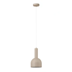 Lampa wisząca Vitrum dzwonek ciepły beż 1xE27 – Sigma