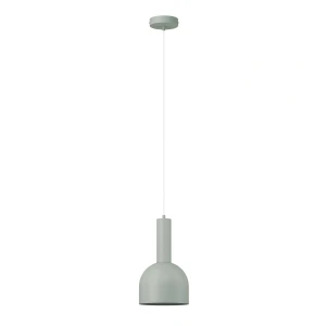 Lampa wisząca Vitrum dzwonek szałwia 1xE27 – Sigma