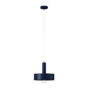 Lampa wisząca Vitrum koło granatowy 1xE27 – Sigma