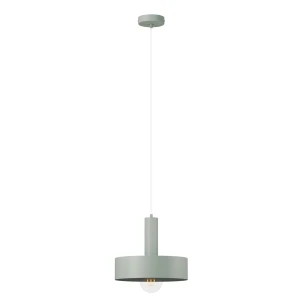 Lampa wisząca Vitrum koło szałwia 1xE27 – Sigma