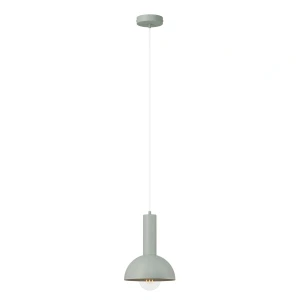 Lampa wisząca Vitrum kopuła S szałwia 1xE27 – Sigma