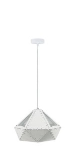 Oprawa Wisząca V-TAC Pastel Biały Seria Pryzmat 310x180mm VT-7310  5 Lat Gwarancji