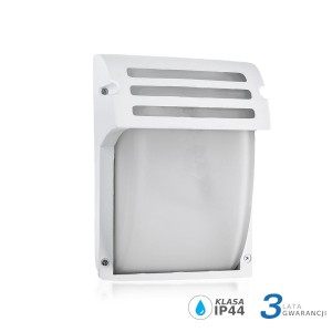 Kinkiet Zewnętrzny V-Tac Szkło Biały Mat Vt-754