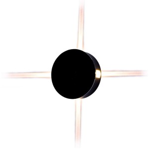 Kinkiet Zewnętrzny Oprawa Ścienna V-Tac 4W Led Ip65 Czarna Okrągła Vt-706 3000K 440Lm